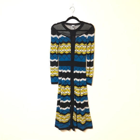 Missoni Dresses & Skirts - New MISSONI Multicolor Long Sleeve Dress Size 40